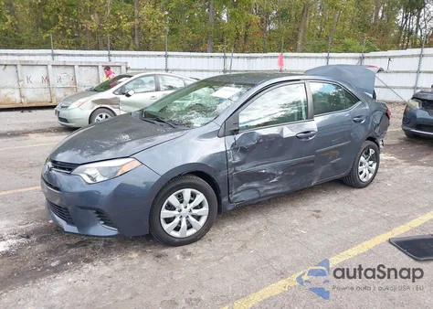 2016 Toyota Corolla Le из США, поврежденный, VIN 5YFBURHE4GP567586